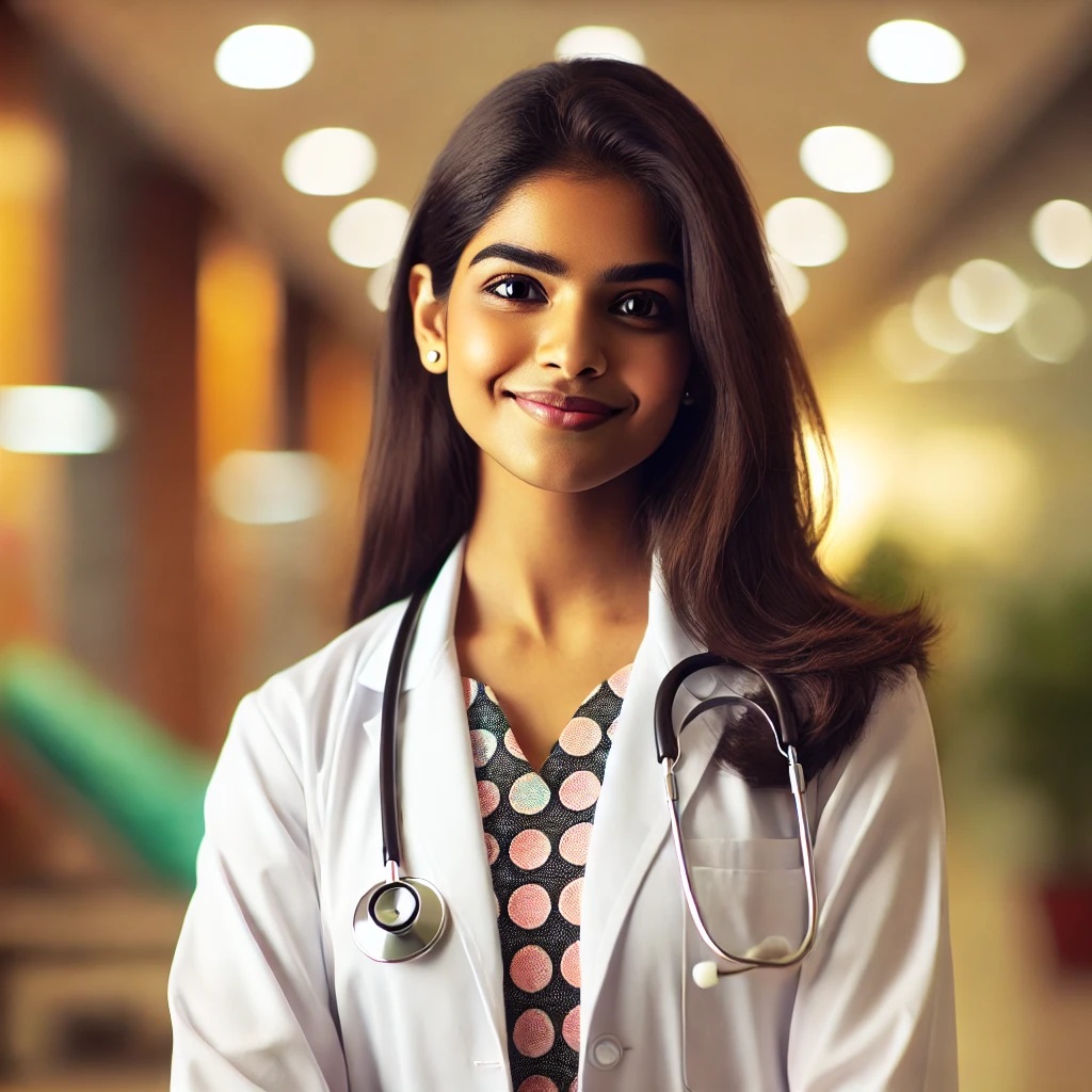 Portrait of Dr. Aisha Gupta, Cardiologist
