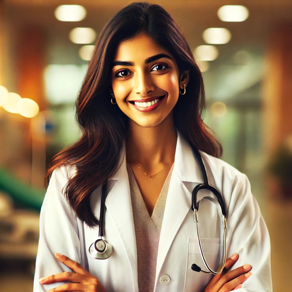 Portrait of Dr. Priya Sharma, General Surgeon